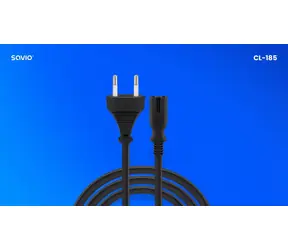 Napájecí kabel 2pin CL-185 / Kabel / 230V / 5m