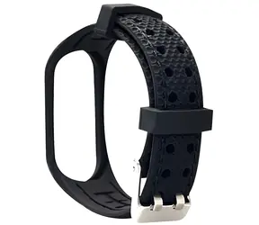 Beline Sport Strap černý / Pásek pro Xiaomi Mi Band 7 / silikonový