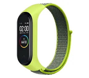 Beline NylonLoop žlutá / Řemínek / pro Xiaomi Mi Band 3/4/5/6/7 / nylonový
