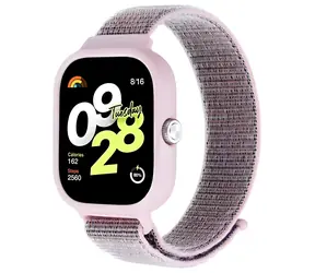Beline Pásek Redmi Watch 4 růžová / Pásek pro chytré hodinky / nylonový / suchý zip