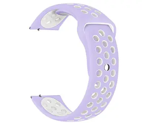 Beline Sport Silicone fialovo-bílý / Řemínek pro smartwatch / 20mm / silikon