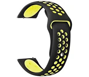 Beline Sport Silicone černo-žlutá / Řemínek pro smartwatch / silikonový / 22 mm / univerzální