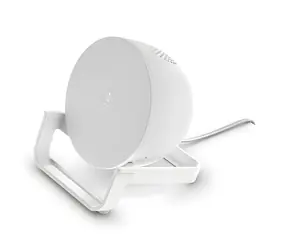 Belkin BoostCharge AUF001VFWH bílá / Bezdrátová nabíječka s reproduktorem / 10W / Qi / Bluetooth