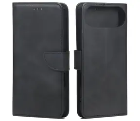 Marv Wallet Case pro Apple iPhone Air černá / Peněženkové pouzdro / Eko kůže / Magnetické zapínání