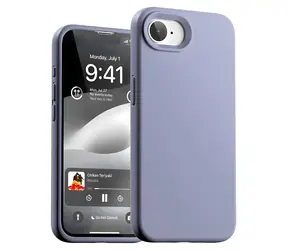 Mercury Silicone Case iPhone 16e/17e levandulově šedá / Zadní kryt / Silikon