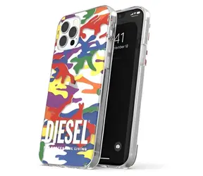 Diesel Clear Case Pride Camo AOP vícebarevný / Pouzdro / Apple iPhone 12 Pro Max