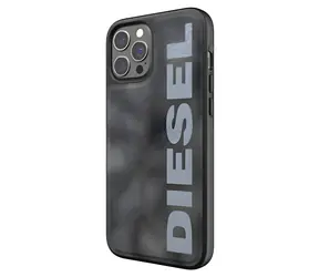 Diesel Moulded Case Bleached Denim šedo-bílá / Kryt / Apple iPhone 12/12 Pro