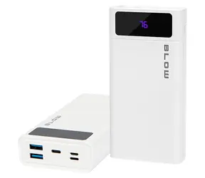 PB20E bílá / Powerbanka / 20000 mAh / Lightning v těle / QC + PD 20 W