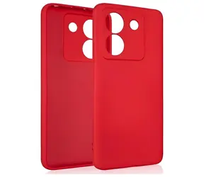 Beline Silicone Case červená / Kryt / Poco M7 Pro / Silikonový