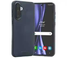 Mercury Soft pouzdro pro Samsung Galaxy A56 tmavě modrá / Pouzdro / TPU / Matný povrch