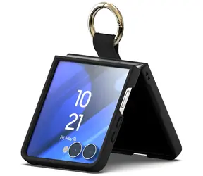 Mercury Ring pro Samsung Galaxy Z Flip7 černé se zlatým lemem / Pouzdro / plastové