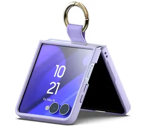 Mercury Gold Ring pouzdro pro Samsung Galaxy Z Flip7 šeříková / Pouzdro / Zlatý kroužek na zádech