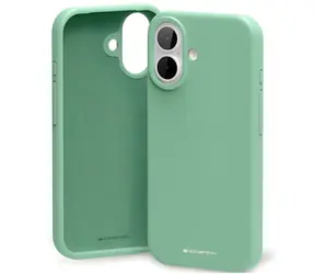 Mercury Silicone Case zelená / Kryt / Apple iPhone 17 / Silikon