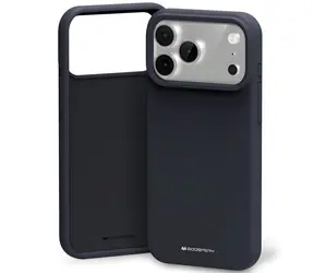 Mercury Silicone Case námořnická modrá / Kryt / Apple iPhone 17 Pro Max / Silikon
