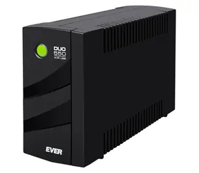 DUO 550 AVR USB černá / Záložní zdroj UPS / 550 VA / 330 W / Line-Interactive / AVR / USB