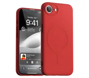 Mercury Semi-Silicone MagSafe iPhone 16e/17e červená / Pouzdro / Silikonové / MagSafe