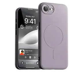 Mercury Semi-Silicone MagSafe iPhone 16e a 17e levandulová / Pouzdro / Silikonové / MagSafe