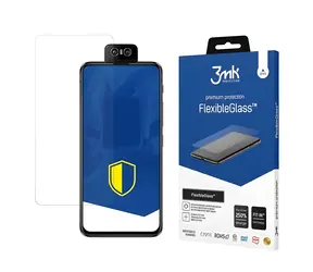 3mk FlexibleGlass / Hybridní sklo / Asus Zenfone 6 / Tloušťka 0,5 mm / Tvrdost 7H