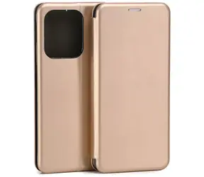 Beline Book Magnetic zlatá / Pouzdro / Xiaomi Redmi 15C / knížkové / magnetické zapínání / kapsa na kartu