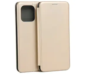 Beline Book Magnetic zlatá / Pouzdro typu kniha / Motorola Moto G15 / Magnetické zapínání