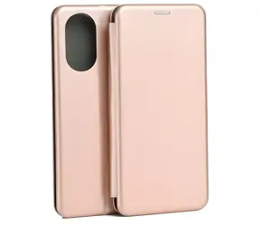 Beline Book Magnetic růžovozlatá / Pouzdro typu kniha / Realme 12 LTE / Magnetické zapínání