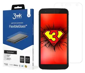 3mk FlexibleGlass CAT S52 / Hybridní sklo / Antibakteriální / 7H