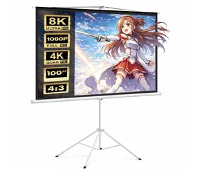 100" Promítací plátno MC-595 / Promítací plátno / stativové / 4:3 / 200x150 cm