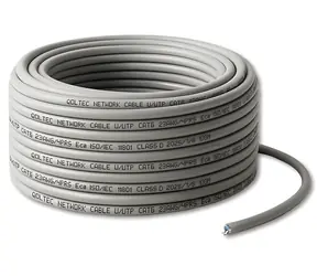Patch kabel UTP Cat6 100 m šedý / Síťový kabel / měděný / 1 Gb/s / LAN