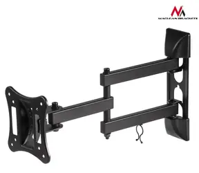 Maclean MC-719 černá / Nástěnný držák pro TV + monitor / 13-27" / VESA 100x100 / nosnost 15 kg