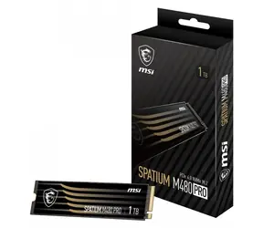 MSI SPATIUM M480 PRO 1TB / SSD / M.2 2280 / PCIe 4.0 x4 NVMe / R: 7400 MB/s / W: 6000 MB/s