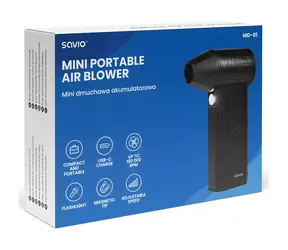 MD-01 Mini akumulátorový ofukovač / Ofukovač prachu / bezdrátový / kompaktní