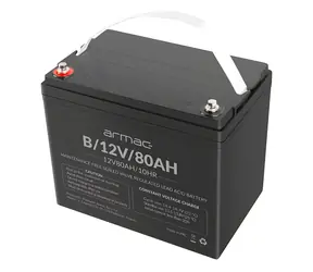 Akumulátor AGM 12V 80Ah univerzální / Olověný akumulátor / VRLA / bezúdržbový
