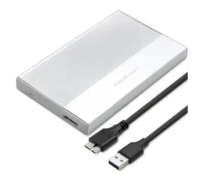 Externí rámeček pro 2.5" SSD/HDD disk stříbrný / Rámeček / SATA / USB 3.0 / 5 Gb/s / do 2TB
