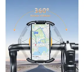 AWEI X29 černá / Držák telefonu na kolo / Na rám / 4,7-6,7" / Nastavitelný úhel