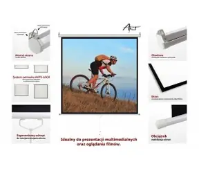 84" Roletové plátno MS-84 / Promítací plátno / poloautomatické / 4:3 / 170x127 cm