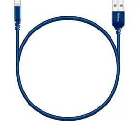 Lightning kabel MFi certifikovaný / Nabíjecí a datový kabel / Pro iPhone, iPad, iPod / Opletený / 1 m