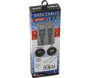 Compass SPEED nabíjecí kabel USB-A - USB-C / Nabíjecí kabel / 1,5 m