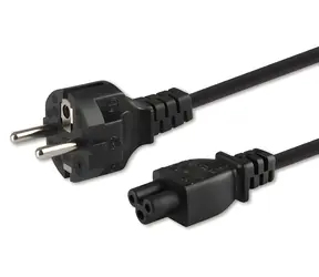 Napájecí kabel s koncovkou Clover (C5) CL-67 / Napájecí kabel / 1,2 m / balení 10 ks
