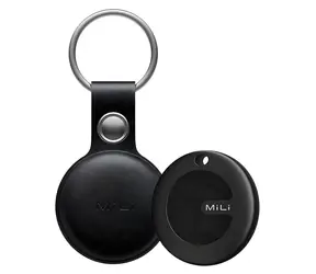 MiLi MiTag černá + klíčenka / Bluetooth lokalizační čip / IPX67 / Apple Find My