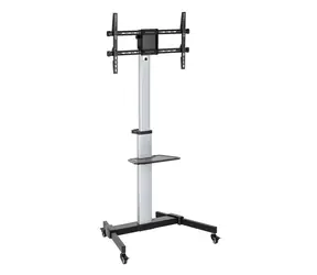 S-11AL / Mobilní stojan pro TV / 37-86" / VESA 600x400 / nosnost 50 kg / výškově nastavitelný / na kolečkách