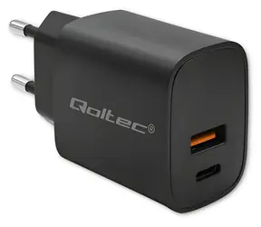 Nabíječka GaN Power Pro černá / Síťová nabíječka / USB-C, USB-A / 30W / Power Delivery