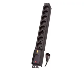 LZRM 810 BW / Napájecí panel PDU / IEC 320 / Kompaktní / 3 m