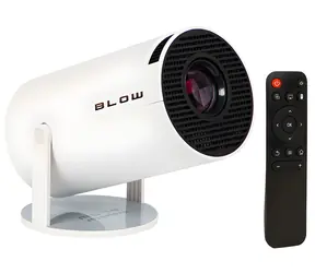 Přenosný LED projektor bílý / Projektor / Full HD / Wi-Fi / Bluetooth / repro 3 W