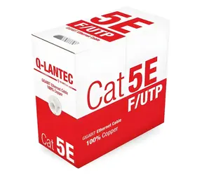 Síťový kabel F/UTP Cat5e šedý / Síťový kabel / Drát / 305 m / PVC / 24 AWG