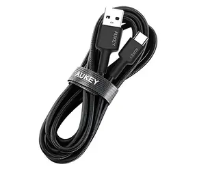 OEM CB-CA2 černá / Nabíjecí kabel / USB-C - USB-A / 60 W PD / 2 m / nylonový