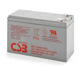 CSB HRL1234WF2 / Olověný akumulátor / 12V / 9Ah / F2