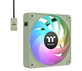 Thermaltake CT120 EX ARGB Sync světle zelená / Skříňový ventilátor / 120 mm / ARGB / PWM / 2000 ot./min / 3 ks