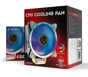 Huracan 12 cm 150W / Chladič CPU / 4-pin / Multicolor LED