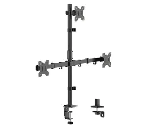 Stolní držák pro 3 monitory / Stolní držák pro monitor / 17-27" / nosnost 10 kg