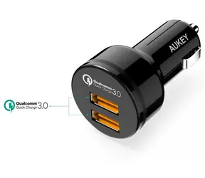 CC-T8 / Autonabíječka / 2x USB-A / Quick Charge 3.0 / 36W / 6A